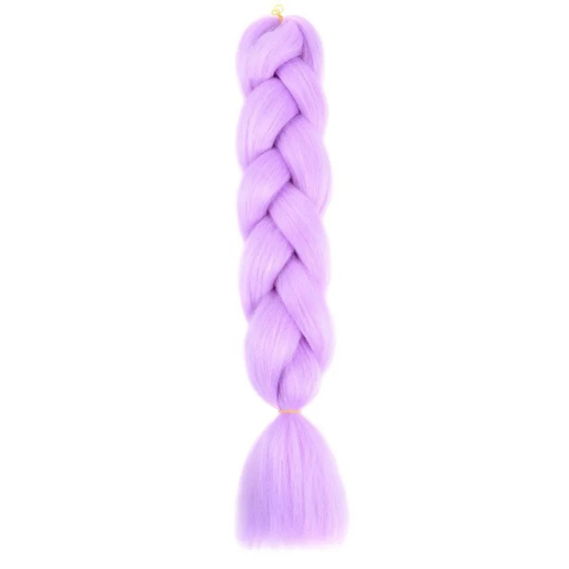24Inch Synthetic Long Box Jumbo Braiding Hair Extensions Yaki Straight Texture for Women  Dreadlocks