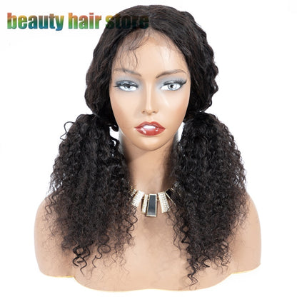 Brazilian Kinky Curly Lace Front Real Hair Wigs