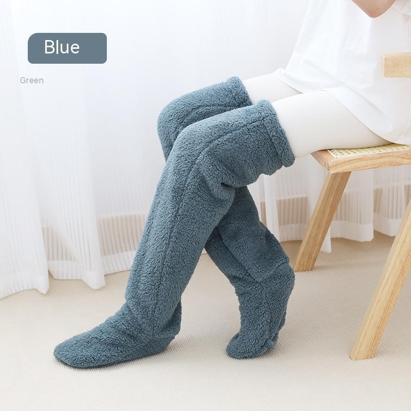 Overknee-Flauschig kältebeständige Socken
