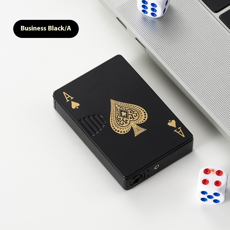 Pokerkarten Design Metall Feuerzeug