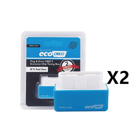 Interfaz de caja de chip de potencia EcoOBD2 Benzinmotoren Kraftstoffsparmodus Treiber