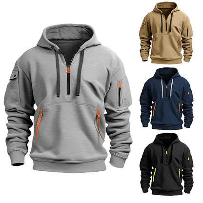 Modische Kapuzenpullover mit überschnittenen Schultern