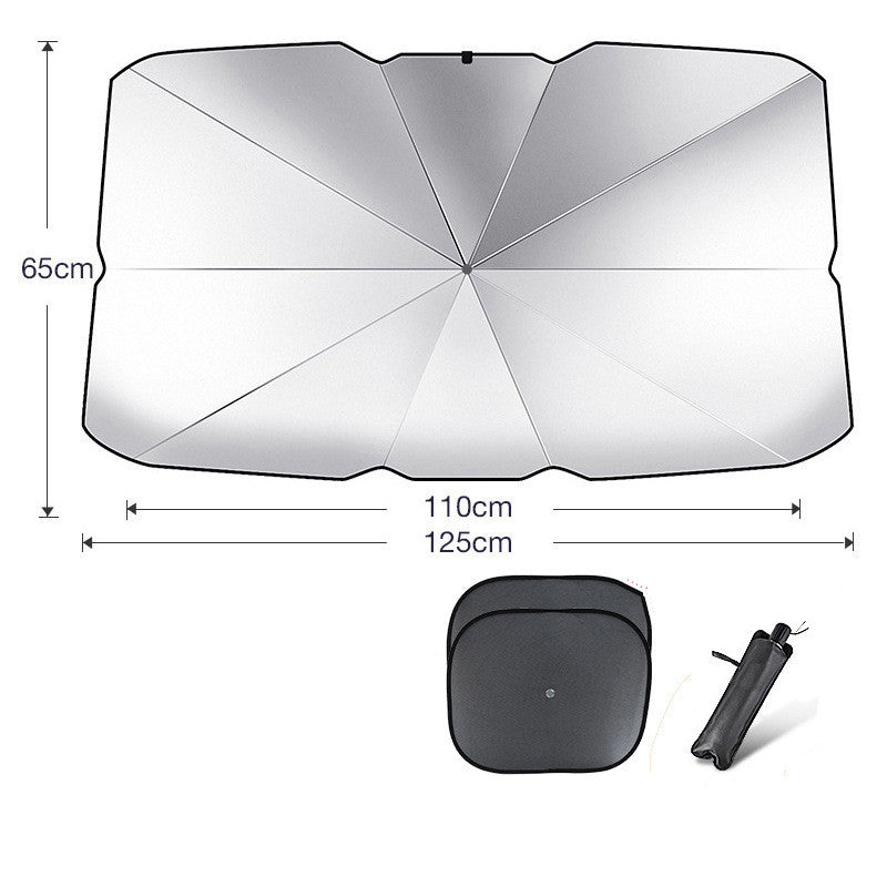 Protector UV Robusto Estabilizador Frontscheibenabdeckung Faltbarer Auto Sonnenschirm