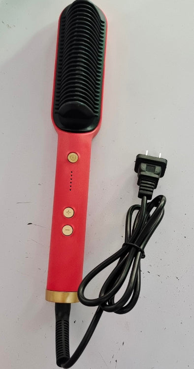 360° Doppelfunktion Locken Glätten Keramik 2-in-1-Haarglättungskamm