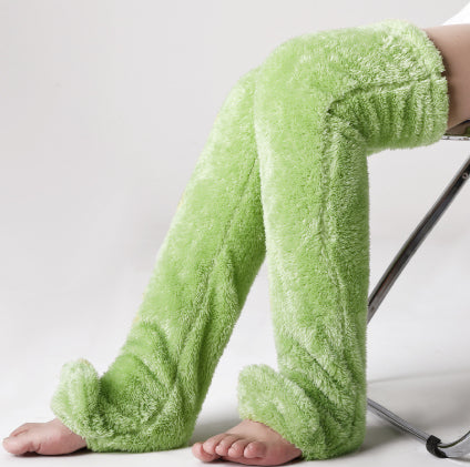 Overknee-Flauschig kältebeständige Socken