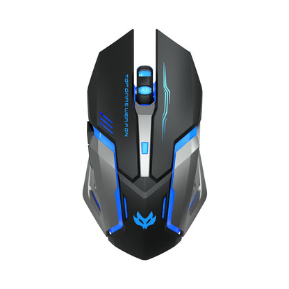 Maus para juegos USB ergonómico con cable