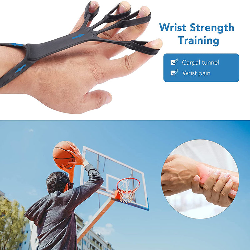 Silikon-Griffgerät, Fingerübungsstrecker, Handgrifftrainer bei Arthritis, Stärkung der Handmuskulatur, Rehabilitationstraining zur Schmerzlinderung