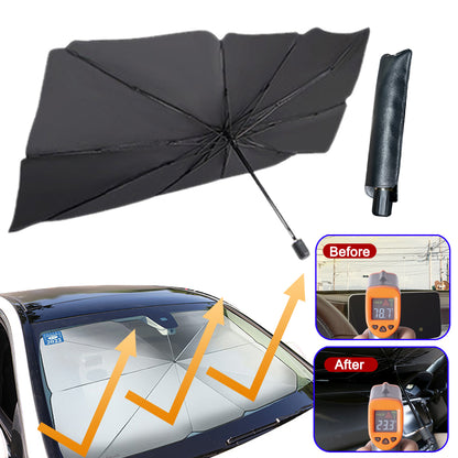 Protector UV Robusto Estabilizador Frontscheibenabdeckung Faltbarer Auto Sonnenschirm