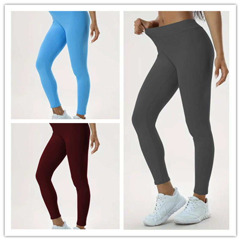 Hochelastische Yoga-Hose mit hoher Taille