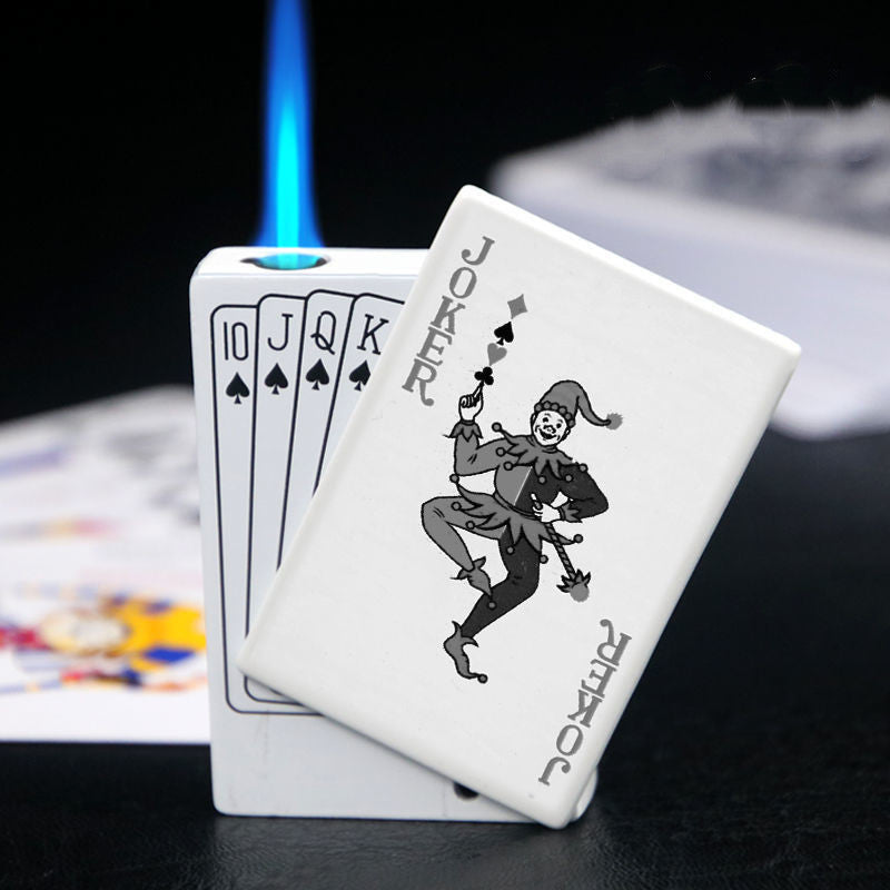 Pokerkarten Design Metall Feuerzeug