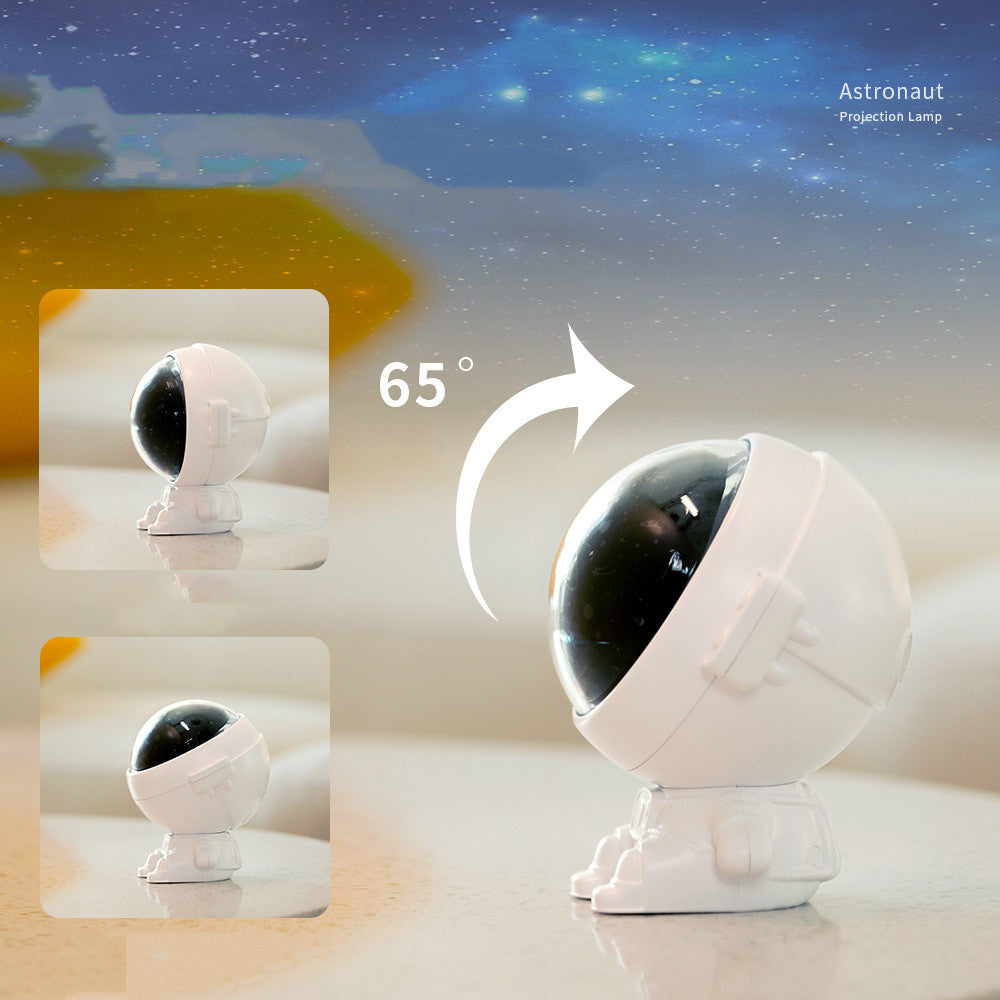 Galaxie-Sternenprojektor Sternenhimmel-Nachtlicht Astronautenlampe Zimmerdeko Geschenk Kind Baby Weihnachten Weltraummann Projektion