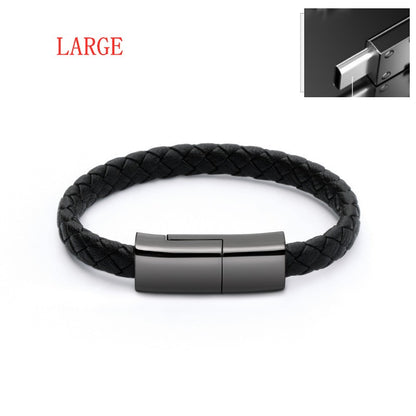Creative wristband data cable, wristband charging cable