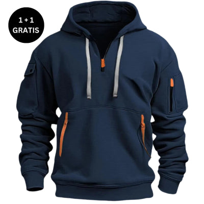 Modische Kapuzenpullover mit überschnittenen Schultern