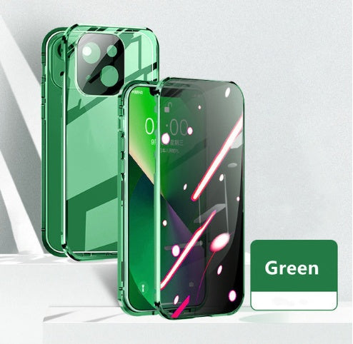 Schutzbrille mit Anti-Sichtschutz und Magneto-Handyhülle