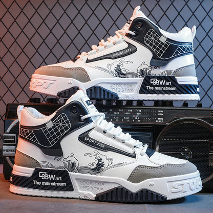 Bequemer, sportlicher High-Top-Sneaker