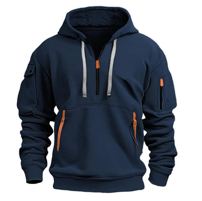 Modische Kapuzenpullover mit überschnittenen Schultern