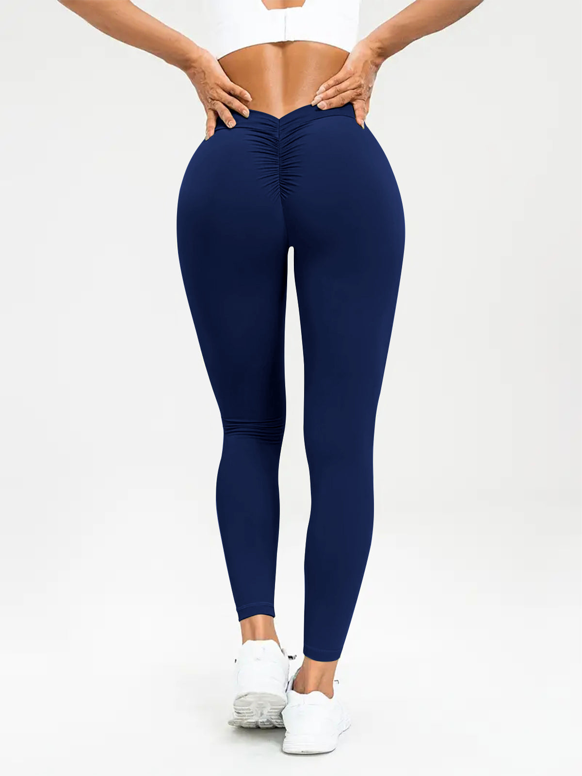 Hochelastische Yoga-Hose mit hoher Taille