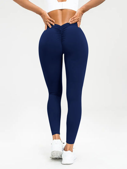 Hochelastische Yoga-Hose mit hoher Taille