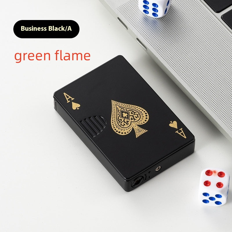 Pokerkarten Design Metall Feuerzeug
