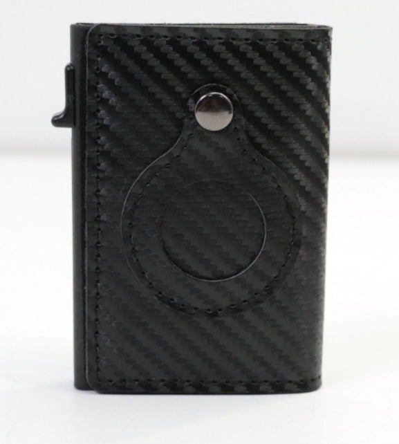 Multifunktionales RFID-Schutz-Diebstahlsichere Kartenetui-Tasche AirTag Leder-Geldbörsen-Set