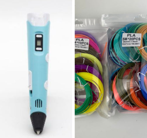 D-Druckstift, 3D-Stift der zweiten Generation, Graffiti, 3D-Stereoskopie-Pinsel, Kinderpuzzle-Malspielzeug