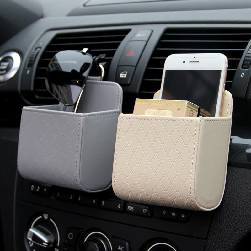 Accessories: Air vent, Multifunctional car storage bag