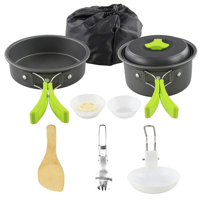 Aluminium Ausrüstung Outdoor Camping Kochgeschirr Set