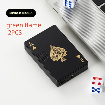 Pokerkarten Design Metall Feuerzeug