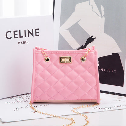 Mini Kettenmuster Rautenmuster Quadratische Schultertasche