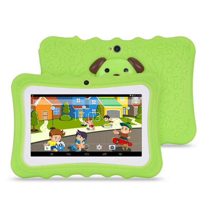 7-Zoll-Kinder-Tablet-Computer mit A33-Quad-Core-Prozessor, Cartoon-Design und Schülermotiven