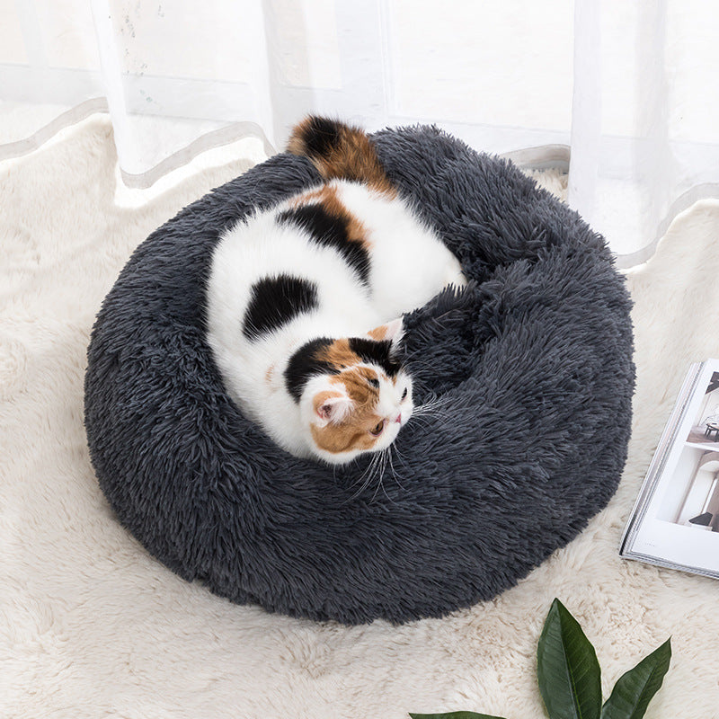 Winter-warm pet bed, pet supplies, cat bed