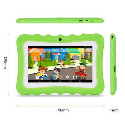 7-Zoll-Kinder-Tablet-Computer mit A33-Quad-Core-Prozessor, Cartoon-Design und Schülermotiven