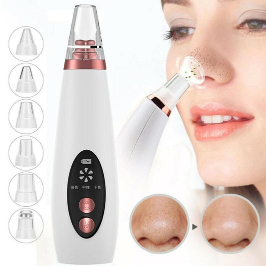 Blackhead remover, pore cleaner, nose cleaner, blackhead remover, acne remover button, facial suction device, beauty and skincare device