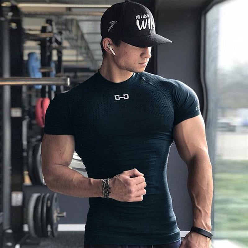 Gym Kurzarm Quick Dry T-Shirt