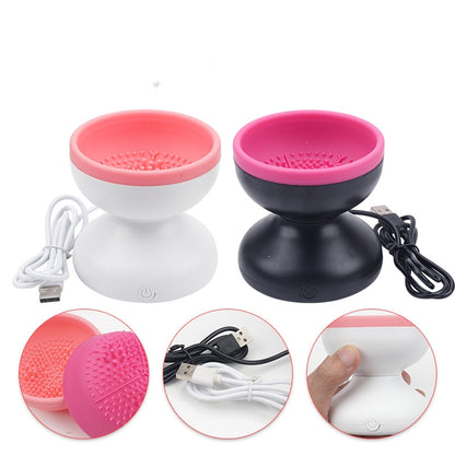 USB-Anschluss Elektrischer Make-Up-Pinselreiniger