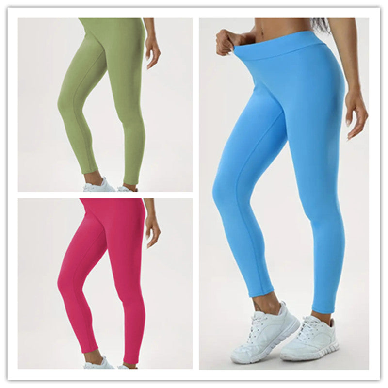 Hochelastische Yoga-Hose mit hoher Taille