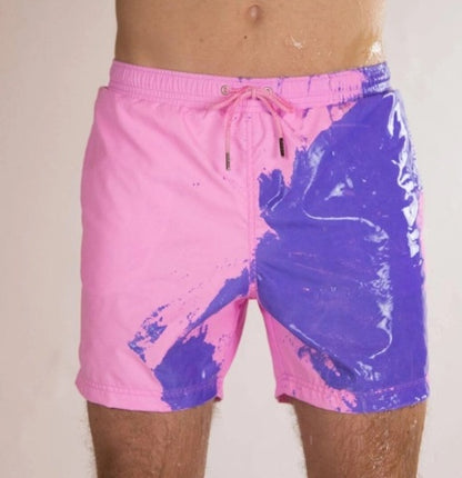 Magische Farbwechsel Schnelltrocknend Strand Badeshorts