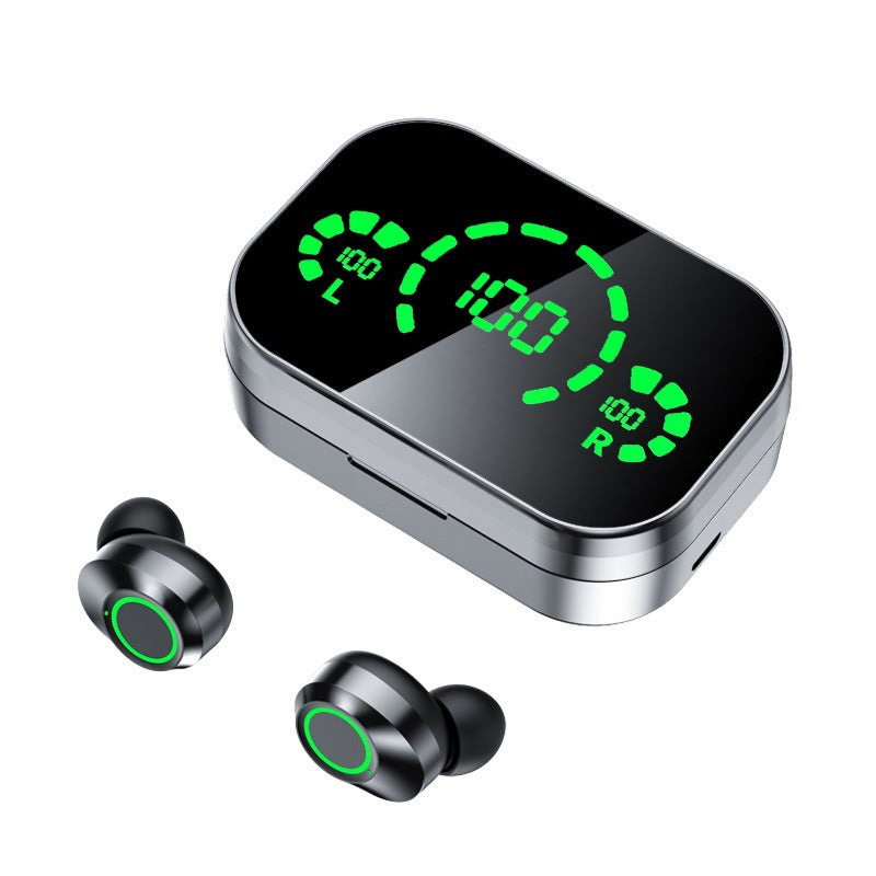 YD03 Wireless Bluetooth Compatible Headset TWS with Large, Intelligent Digital Display and Breathing Light Function