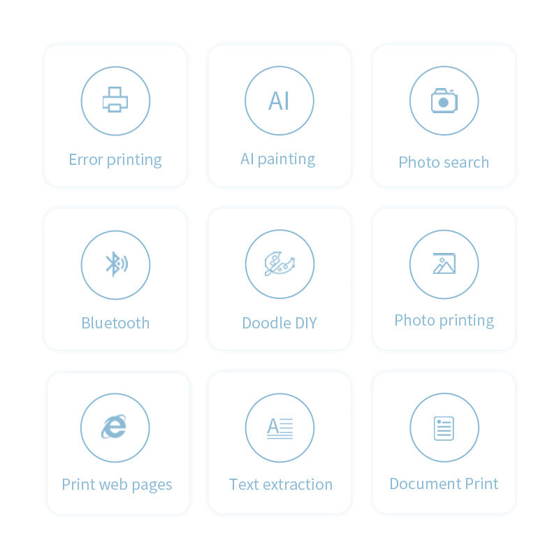 Portable thermal printer for incorrect questions