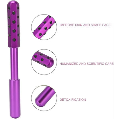 30 Germanium Beauty Stick Massage Beauty Stick Facial Roller Facial Firming Stick Anti-Wrinkle Facial Massager Skin Care Device Derma Rolling Facial Massager