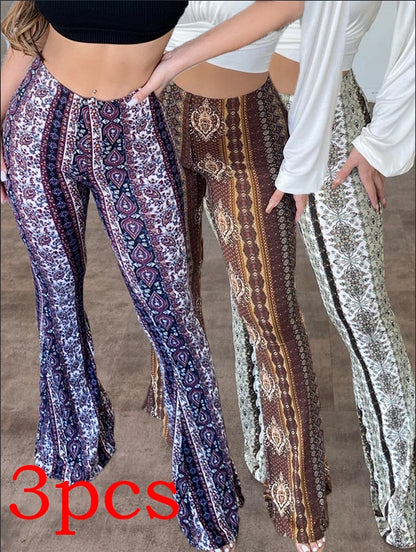 Hochelastische Bedruckte Hose