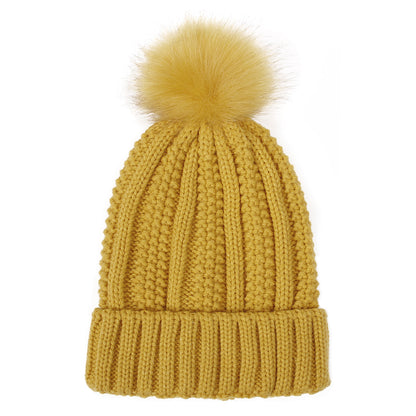 Modische Dehnbare Gefütterte Beanie Mütze
