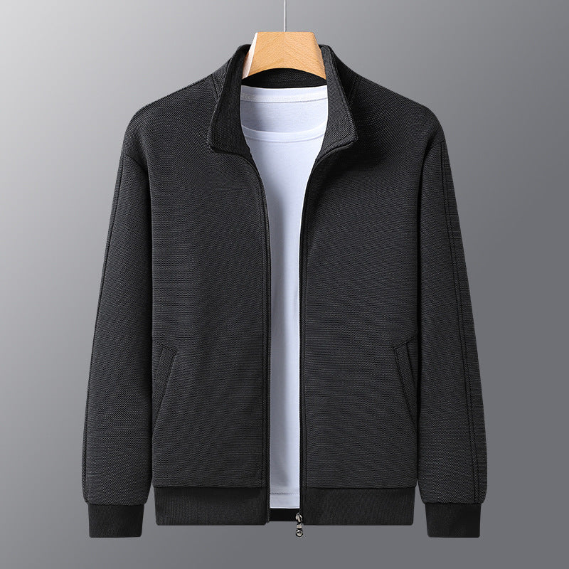 Stand-up collar sporty casual jacket