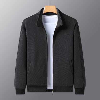 Stand-up collar sporty casual jacket