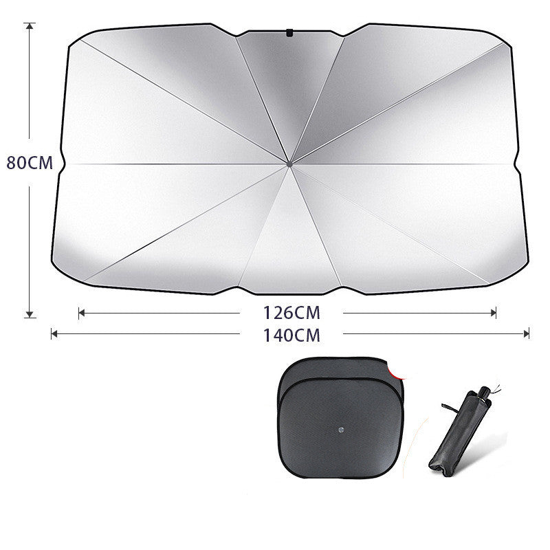 Protector UV Robusto Estabilizador Frontscheibenabdeckung Faltbarer Auto Sonnenschirm