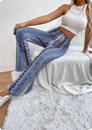 Hochelastische Bedruckte Hose