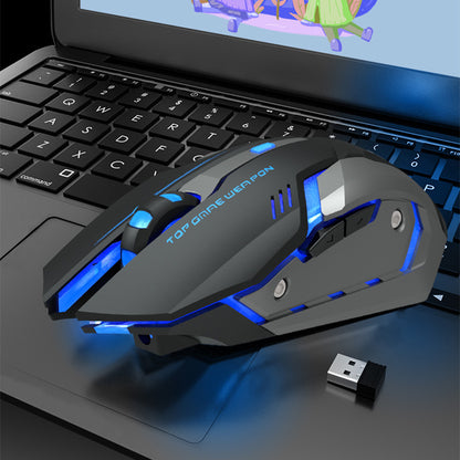 Maus para juegos USB ergonómico con cable