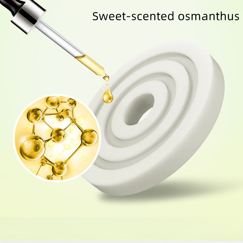 Solar-powered, rotating car air freshener with bench seat