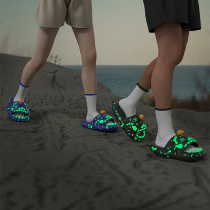 Leuchtende Haifisch Badepantoffeln Outdoor Hausschuhe Slippers
