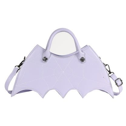 Halloween Spinnennetzform Batgirl Motiv Schultertasche